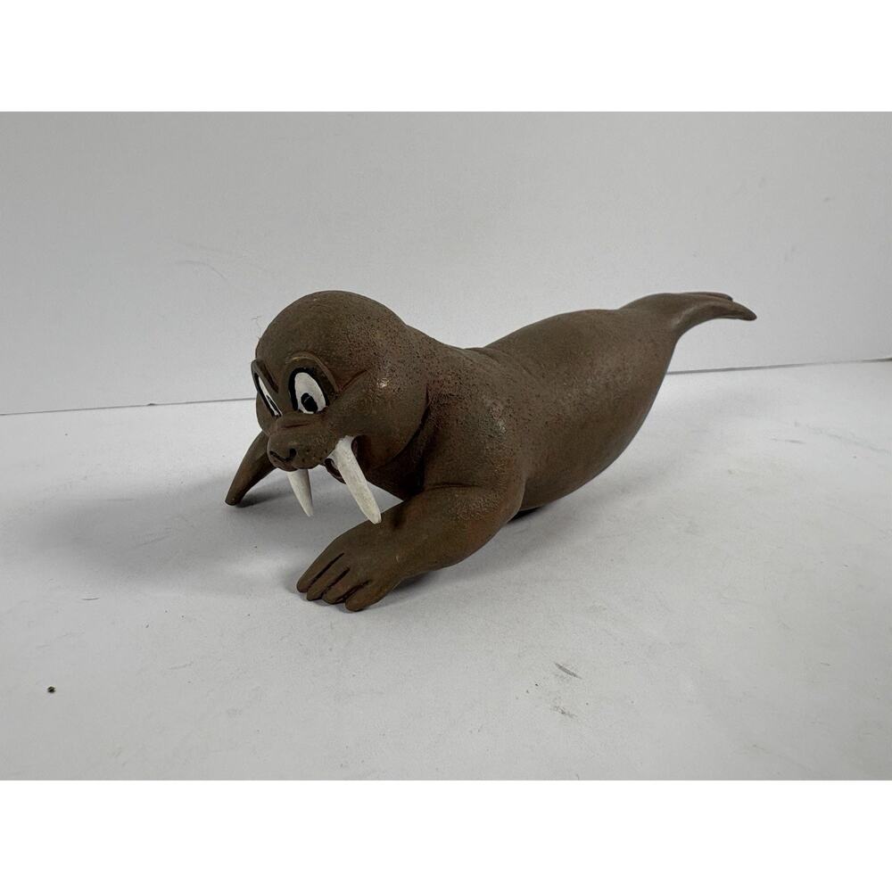 1996 A.D.G. Walrus PVC Figure Cartoon Seal Sea Animal Toy Large